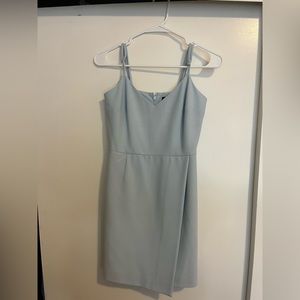 Size XS Light Blue mini dress. French Connection from Bloomingdale’s.